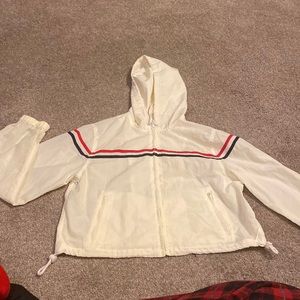 Cropped long sleeve jacket